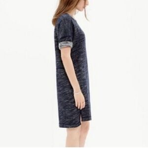 Madewell Navy Knit sweatshirt dress size M